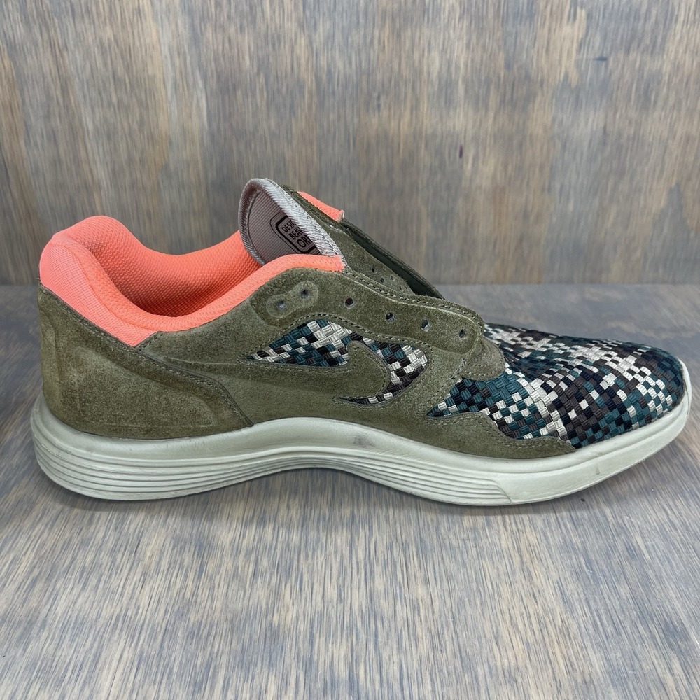 Nike Lunar Flow Woven QS Medium Olive/Bamboo 2012 US 10.5 526636 207 - Picture 5 of 13